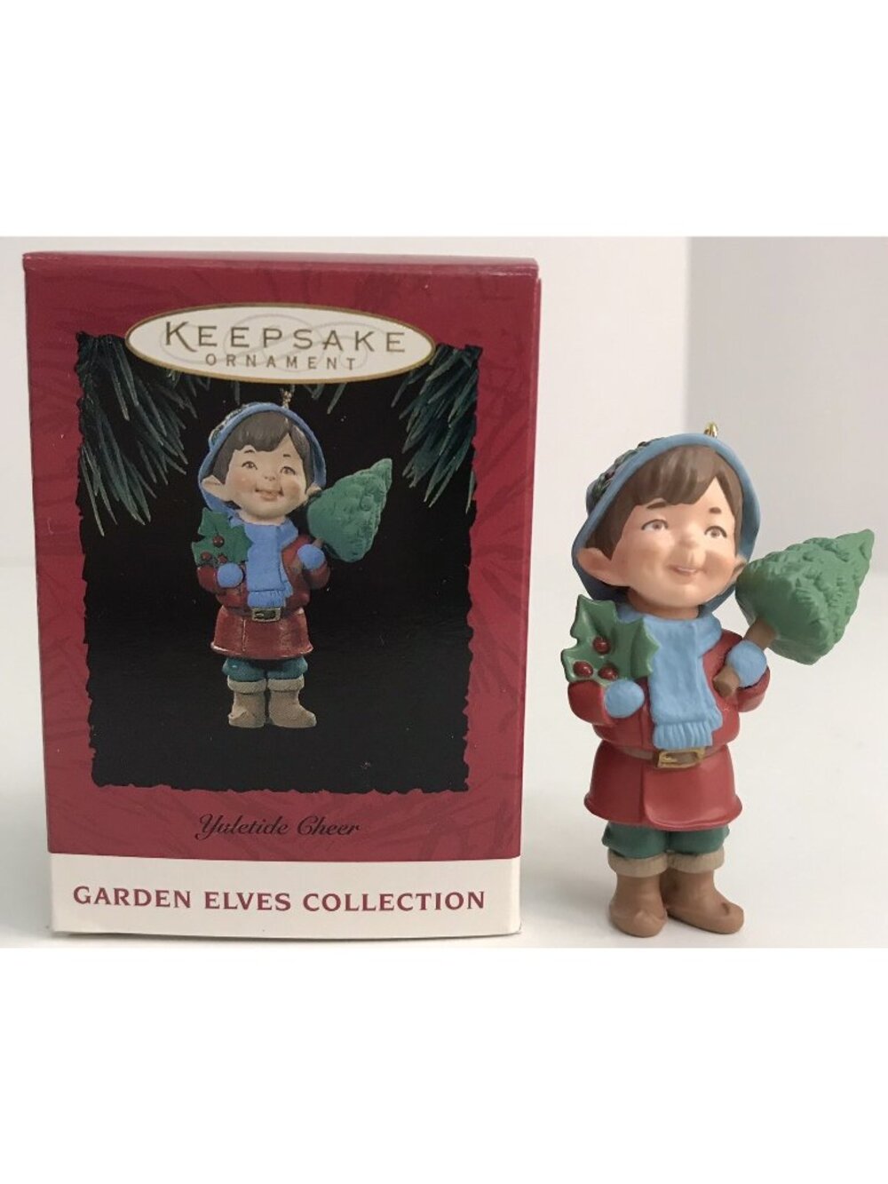 Garden Elves Hallmark Christmas Ornament Vintage 1994 Yuletide Cheer